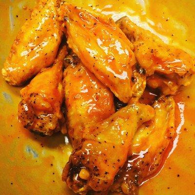 Buffalo wings with our special homemade buffalo sauce