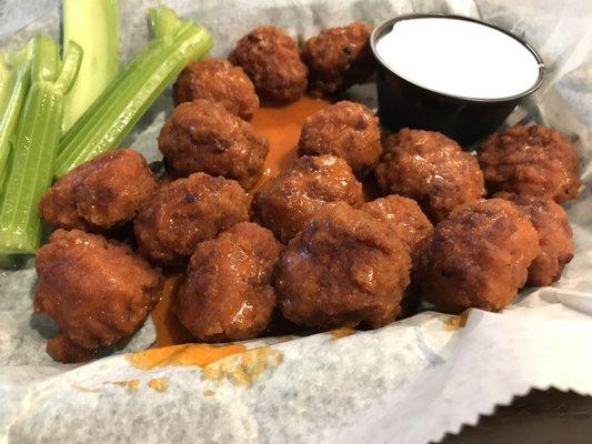 Boneless buffalo wings