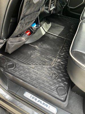 Back seat floor