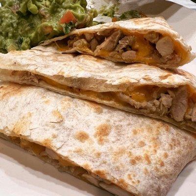 Chicken Quesadilla (No veggies, etc.)