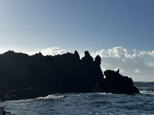 Lava formation on south west corner of Maui