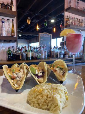 Shrimp Tacos & Sangria-rita