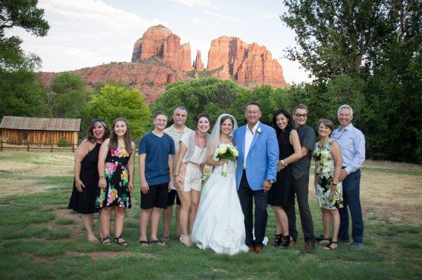 Wedding photography at Crescent Moon Ranch in Sedona!