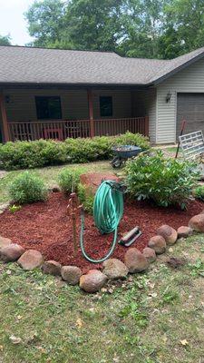 another one of our small mulch jobs