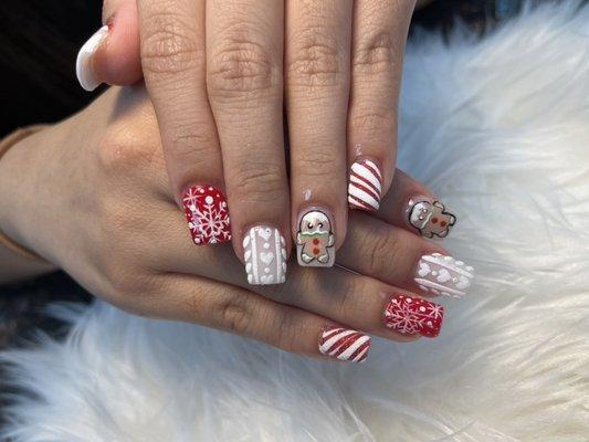 christmas nails