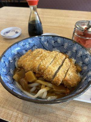 Udon chicken katsu curry