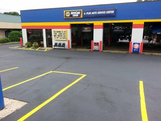 A certified NAPA AutoCare Center.  Check out our NAPA Nation wide warranty on parts and labor.