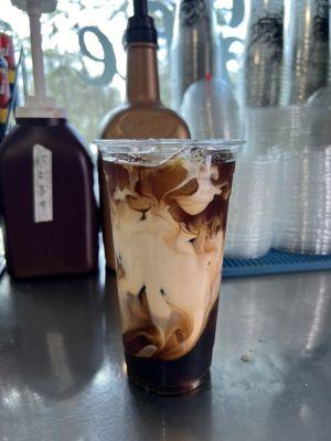 Cold brew with cream!!