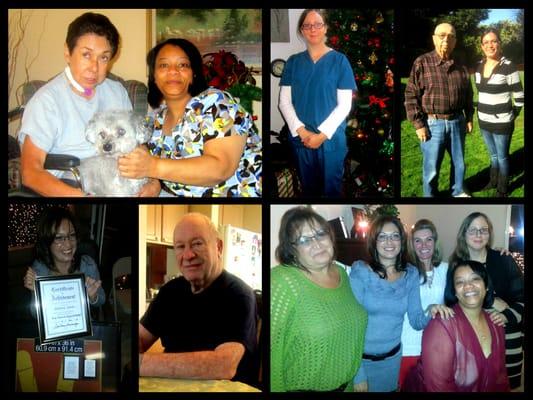 A few of our care givers and clients!