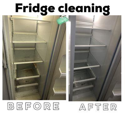 Fridge cleaning     before and after pic need a service text me at whatsapp 6502182289