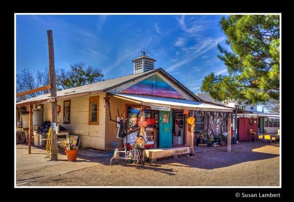 The StarKeeper Gallery, Roger Allen Pottery, located at the front of The Chicken Farm Art Center. This is also the location for the office.