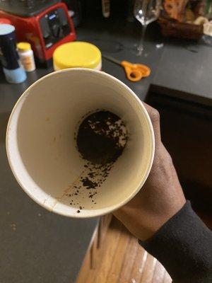 Coffee grounds.