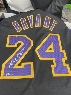 Kobe Bryant Autographed Jersey Limited 38/50