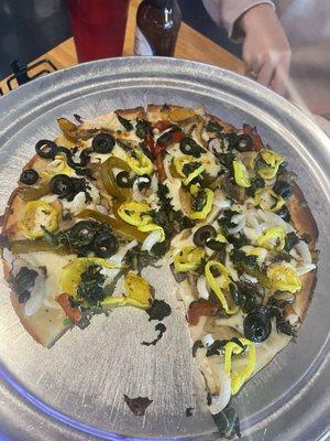 Gluten free Veggie Pizza