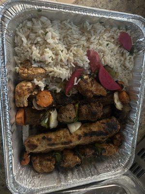 Dinner Shish Combo for two