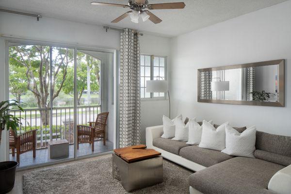 Balconies and screened patios available in select homes