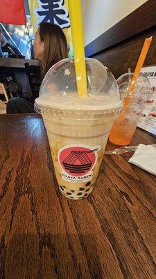 Brown sugar boba milk tea