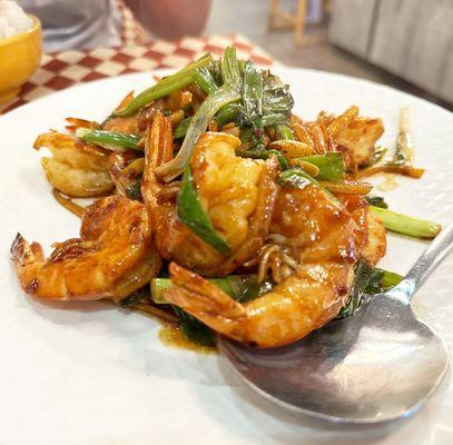 Shrimp w. Ginger and Scallion