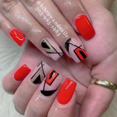 Simple and fashion by hibrow&nails!! Love