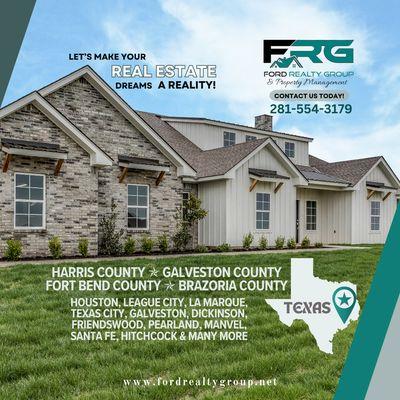 Are you renting, buying or selling your property in Harris, Galveston, Fort Bend, and Brazoria counties? Our team is always ready to help.