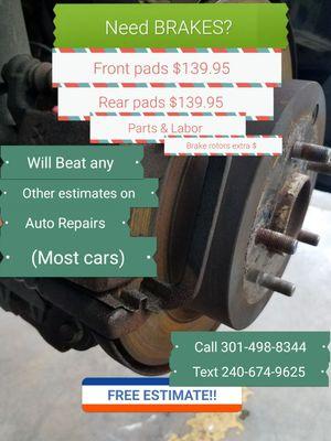 Brake Specials!