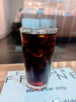 Single origin coffee from Honduras. Cold brew.