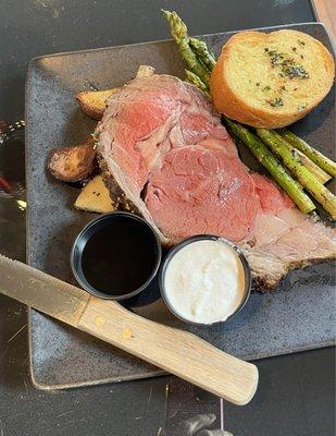 Friday night special: prime rib.