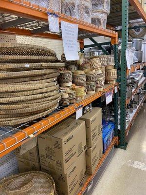 Trays and strictly rice baskets