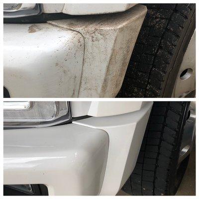 Before and after bumper