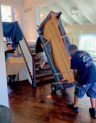 Our movers are highly experienced and proficient in handling your furniture with care and respect