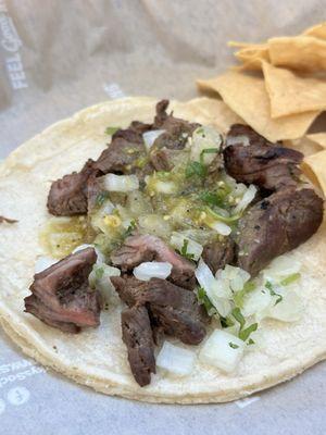 steak taco