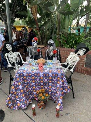 Skeletons. A Free Event  Dia De Los Muertos ( Day of the Dead) November 1, 2019 in DTLA on Olivera Street