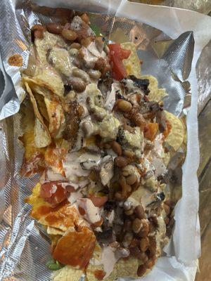 Brisket nachos