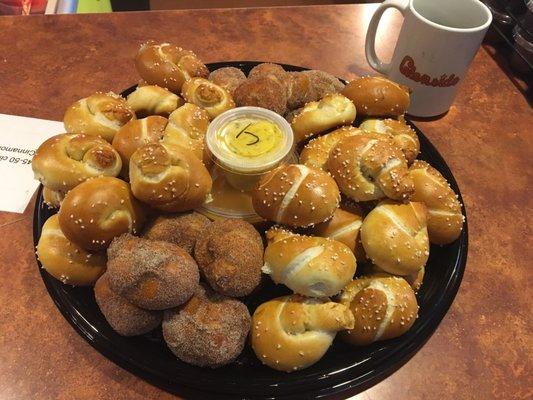 Special order "pretzel knot" tray