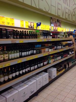 Great wine and beer selection considering the size of the store and the value.