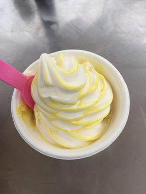 Banana swirl ice cream!