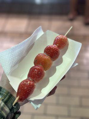 Strawberry tanghulu stick