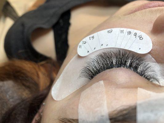 Hybrid lash extensions