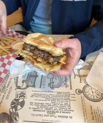 This is what "the best burger on earth" looks like.