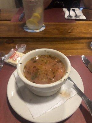 Manhattan Clam chowder