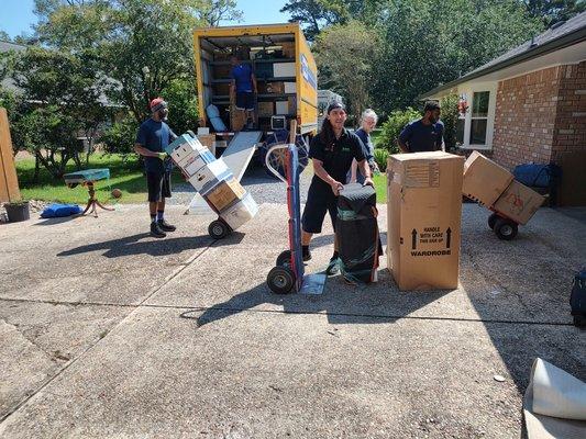 Another out of state move  Unload 24,800 lbs New Orleans Louisiana