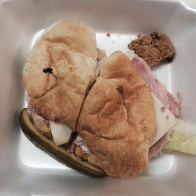 $6.05 ham sandwich.