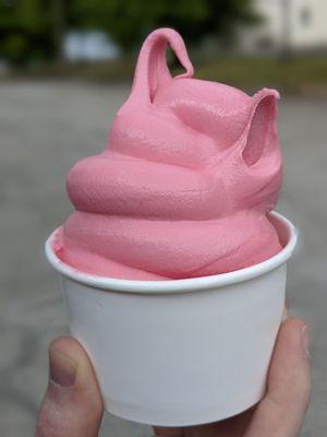 Raspberry Soft Serve