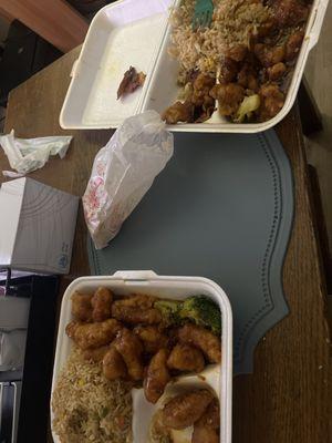 Bottom 31. General Tso's Chicken Top. 32. Orange Flavor Chicken (You have been warned)