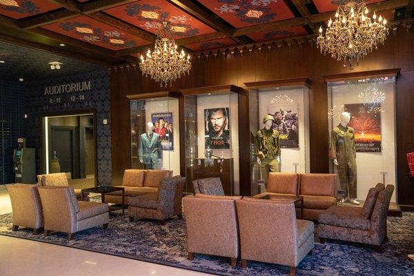 Lounge with exclusive Movie Memorabilia