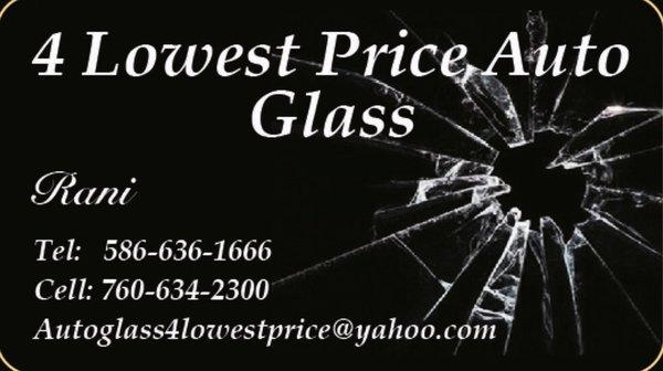 4 Lowest Price Auto Glass