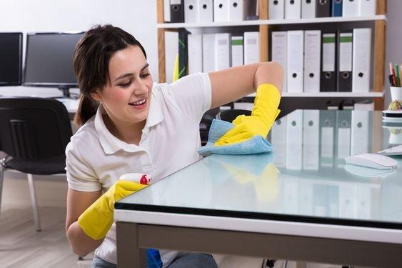 Sanitizing an office