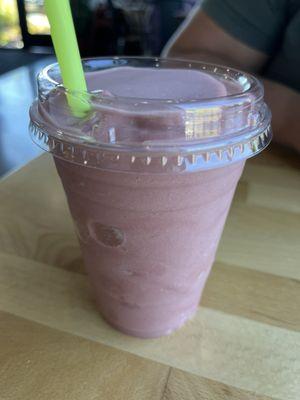 Wildberry Smoothie thing. Cold and tasty