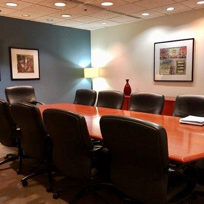 Comfortable meeting rooms  make strategizing easier.