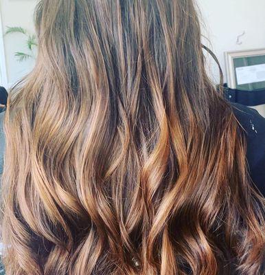 Balayage highlights